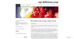 Desktop Screenshot of mydeliciousyear.com